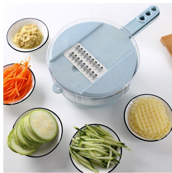 8-in-1 Mandoline Slicer & Vegetable Cutter Kitchen Tool