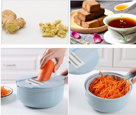 8-in-1 Mandoline Slicer & Vegetable Cutter Kitchen Tool