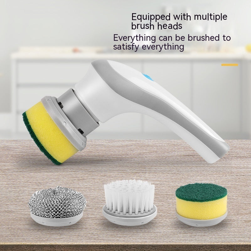 4-in-1 Electric Cleaning Brush - Cordless Handheld Scrubber