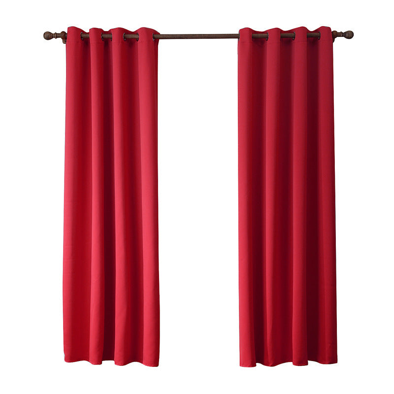 Bedroom Curtain Shade Cloth - Single Piece Light Blocking Drapes