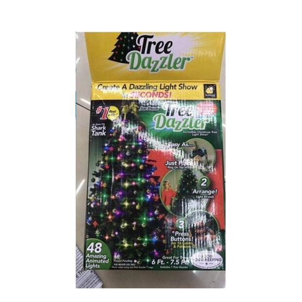 64-Light Dazzler Shower Christmas Tree Light Show Display