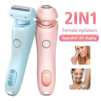 2-in-1 Hair Removal Epilator | USB Rechargeable Women’s Razor
