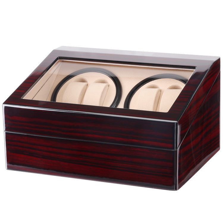 Electric Wooden Watch Box - Automatic Mechanical Watch Winder