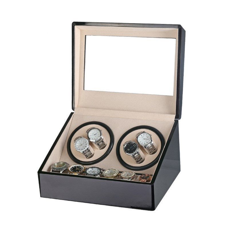 Electric Wooden Watch Box - Automatic Mechanical Watch Winder