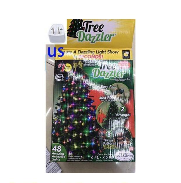 64-Light Dazzler Shower Christmas Tree Light Show Display