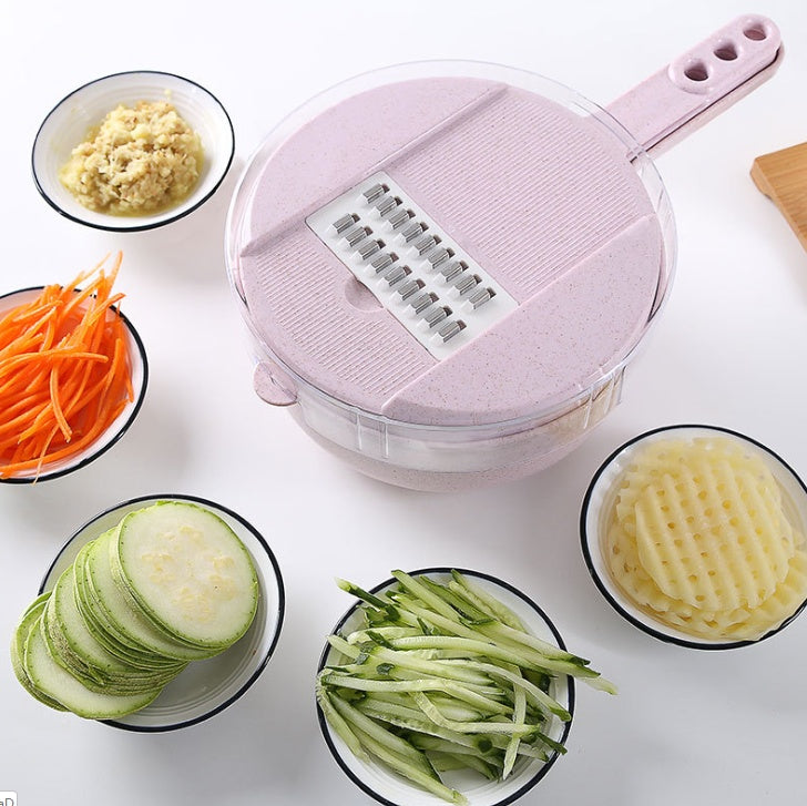 8-in-1 Mandoline Slicer & Vegetable Cutter Kitchen Tool