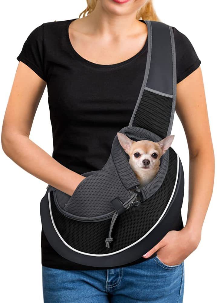 Pet Carrier Bag - Portable Crossbody for Dogs and Cats