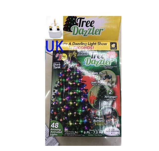 64-Light Dazzler Shower Christmas Tree Light Show Display