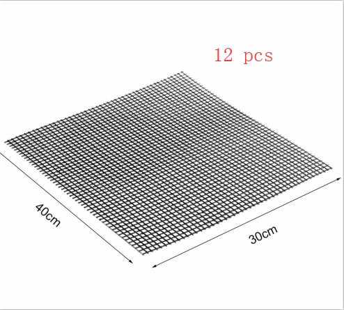 Reusable Non-Stick Grilling Mat - BBQ Wire Mesh for Outdoors