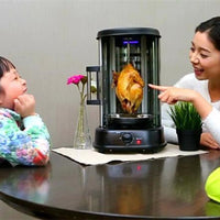 Electric Rotisserie Grill - Smokeless Indoor Skewer Stove