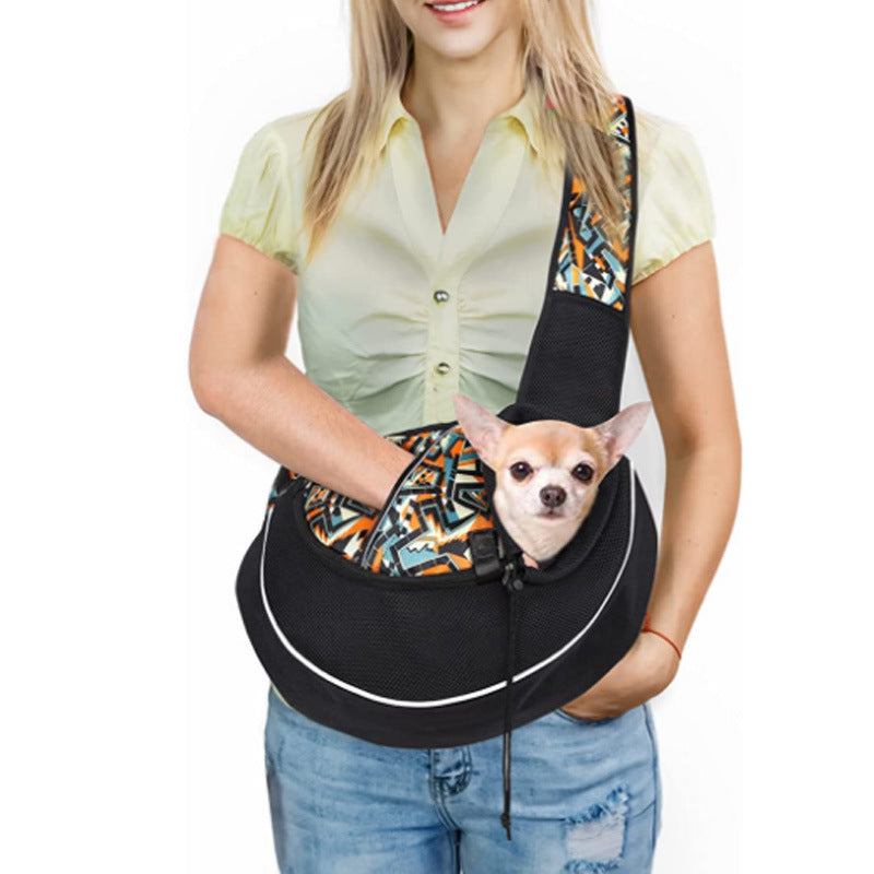 Pet Carrier Bag - Portable Crossbody for Dogs and Cats