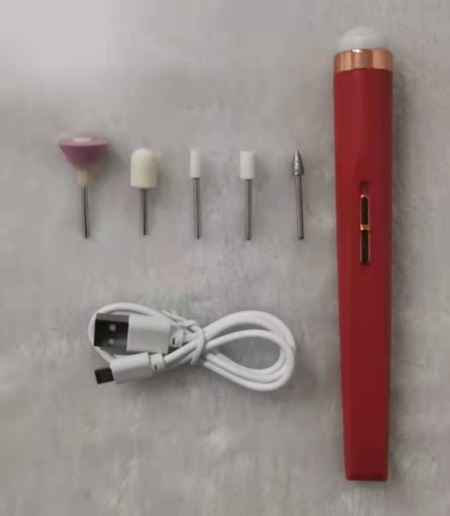 5-in-1 Electric Nail Drill Set - Cordless USB Rechargeable Tool