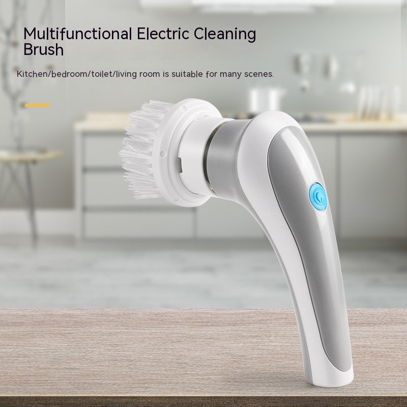 4-in-1 Electric Cleaning Brush - Cordless Handheld Scrubber